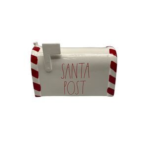 Rae Dunn Santa Post Mailbox
